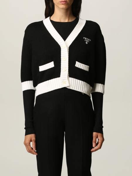 woman jumper prada ss|prada cardigan sweater.